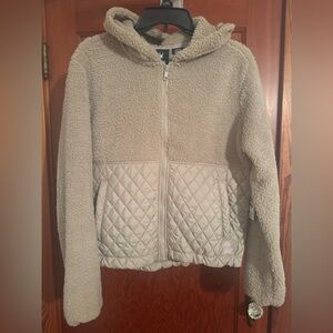 Spyder Beige Quilted Sherpa Jacket - NWT